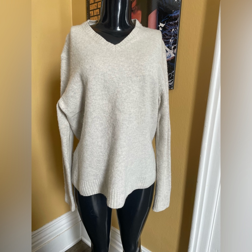 Women's Vintage  Lambswool Blend Sweater ( Extra Large )